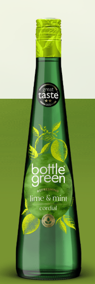 bottle green lime and mint cordial